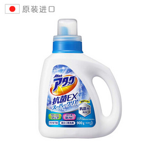 花王（KAO）EX洗衣液 酵素强效清洁 清爽植物900g 日本原装