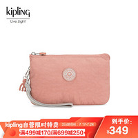 Kipling凯普林零钱包女拉链手拿包带手绳|CREATIVITY XL 鸡尾酒粉K1515683X