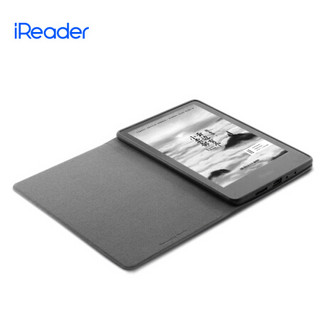 掌阅iReader 新款全包侧翻保护套 阅读器保护套 支持休眠唤醒 赭石灰 适用于A6