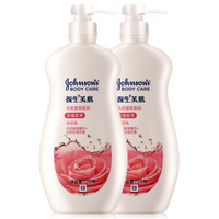 强生美肌 玫瑰柔滑沐浴乳720g*2（玫瑰香氛 沐浴露 洁净沐浴液 套组 ）