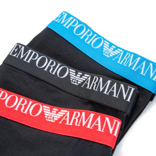 EMPORIO ARMNAI UNDERWEAR 阿玛尼奢侈品20春夏新款男士内裤(三条装) 111357-CS713-20S BLACK-50620 M