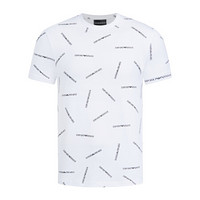 EMPORIO ARMANI 阿玛尼奢侈品20春夏男士针织T恤衫 3H1TD7-1J30Z WHITE-F112 L