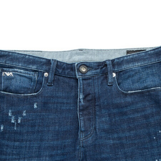 EMPORIO ARMANI阿玛尼奢侈品20春夏男士牛仔裤 3H1J75-1DE1Z DENIM-0941 32