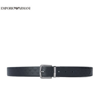 EMPORIO ARMANI 阿玛尼奢侈品20春夏男士腰带 Y4S074-YKL2J-20S BLACK-88001 U