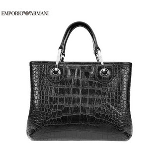 EMPORIO ARMANI 阿玛尼奢侈品20春夏新款女士单肩背包 Y3D166-YFR0E BLACK-81386 U