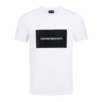 EMPORIO ARMANI 阿玛尼奢侈品20春夏新款男士针织T恤衫 3H1TD0-1J30Z WHITE-0102 L