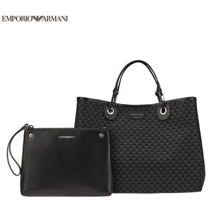 EMPORIO ARMANI 阿玛尼奢侈品20春夏女士手提包 Y3D165-YFG5X BLACK-88291 U