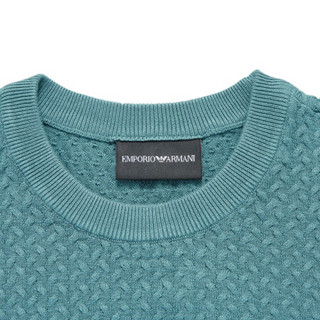 EMPORIO ARMANI 阿玛尼奢侈品20春夏新款男士针织衫 3H1MT2-1MLQZ GREEN-0751 M