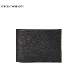 EMPORIO ARMANI 阿玛尼奢侈品20春夏男士钱包 Y4R166-YEW1E-20S BLACK-84256 U