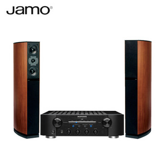 尊宝 JAMO D570+马兰士（MARANTZ）PM8006/K1B 2.0落地音箱音响HIFI家庭影院功放套装
