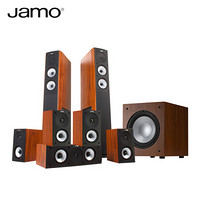 尊宝 JAMO S626HCS 5.0+s622+J10家用音响 家庭影院音箱无源套装7.1声道落地式电视客厅组合音响 暗苹果色