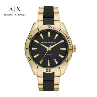 阿玛尼手表(Armani Exchange)男表 时尚休闲潮流钢带男士石英腕表 AX1825