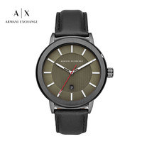 阿玛尼手表(Armani Exchange) 男表 时尚潮流个性皮带男士石英腕表 AX1473