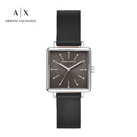 阿玛尼手表(Armani Exchange)女表 洛拉广场系列 劳拉方盘女士石英腕表 AX5803