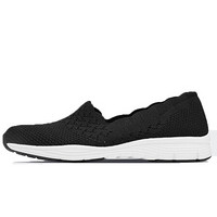 SKECHERS 斯凯奇 女子 LIFESTYLE系列 MODERN COMFORT一脚蹬时尚休闲鞋  49481/BLK 36码 US6码