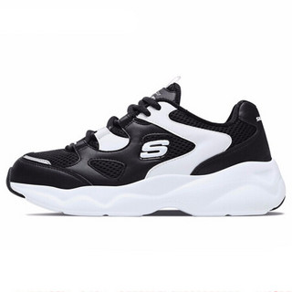 SKECHERS 斯凯奇 女子 D'LITES系列时尚绑带运动鞋 88888129/BLK 38码 US8码