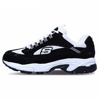 SKECHERS 斯凯奇  男士绑带运动鞋 999688/BKW 43码 US10码