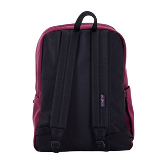 JANSPORT 杰斯伯 男女款双肩包 4QUT04S 紫酒红 中号