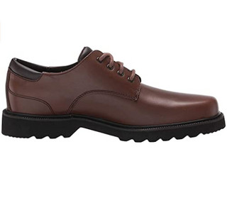 ROCKPORT 乐步 Northfield Oxford 男士防水系带皮鞋 Dark Brown US 6.5