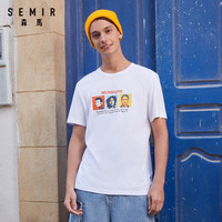 Semir 森马 纯棉印花短袖T恤