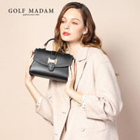 高尔夫GOLF斜挎包女士时尚多功能手提包女款单肩包包1C924024J黑色