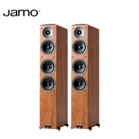 尊宝（JAMO）C607 落地HIFI家庭影院无源音箱木质音响 暗苹果色