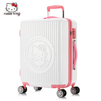 日本凯蒂猫 Hello Kitty韩版行李箱女孩小清新学生海关锁出游20英寸万向轮登机旅行箱拉杆皮箱2018新款