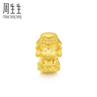 周生生足金Charme串珠观音小金珠黄金转运珠男女手串不含红绳手链本命年礼物88262C定价