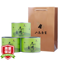 八马茶业 茶叶 绿茶 浙江龙井圆罐装 礼袋装 50g*3罐