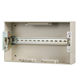 施耐德电气 配电箱 空开强电箱 家用 暗装配线箱 金色面盖 单排20回路 天朗系列TLA20J