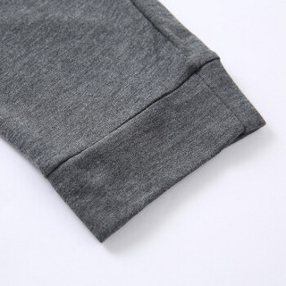 网易严选保暖内衣 男式咖啡碳+5℃保暖内衣（上衣/裤子） 浅灰色套装 XXXL