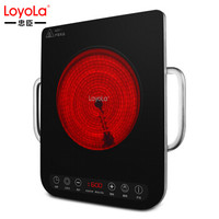 忠臣(loyola)电陶炉电磁炉家用1800W三环大功率U型简约纤薄茶炉静音童锁设计LC-U1