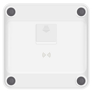 香山 电子秤 家用精准体重称 智能体质监测秤 App控制 琉白WIFI（白色）