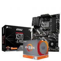 AMD 锐龙 R7 3700X 3800X 3900X CPU+微星 X570 主板CPU套装 微星 X570-A PRO主板 R9  3900X 盒装 CPU