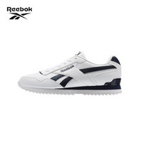 Reebok锐步官方 运动经典 ROYAL GLIDE 男子 低帮休闲跑步鞋 AWD49 BD5321_白色/深蓝色 44.5