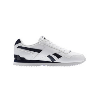 Reebok锐步官方 运动经典 ROYAL GLIDE 男子 低帮休闲跑步鞋 AWD49 BD5321_白色/深蓝色 44.5