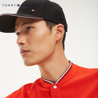 TOMMY HILFIGER 男装2019秋季简约休闲鸭舌帽子-AM0AM04854 黑色002 OS