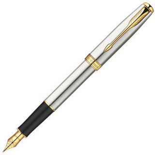 派克(PARKER) 卓尔系列 钢杆金夹墨水笔/钢笔 男女士商务办公用品学生礼品笔0.5mm笔尖 卓尔 金夹