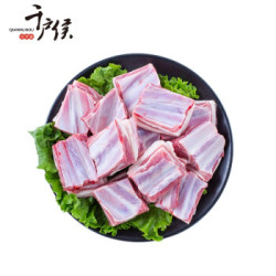 千户侯 右玉羊肉 羊排切块羊寸排 400g*3袋