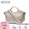 ECCO爱步2019新款时尚单肩斜挎手提包 品牌女包夏 琳娜9105508 金属灰粉色910550890764