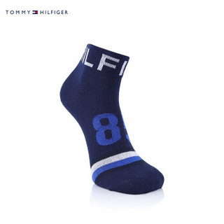 TOMMY HILFIGER 男装2019夏季袜子（2双装）-382004001 蓝色322 OS