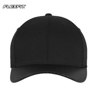 FLEXFIT 2019新款黑色帽子简约棒球帽男高尔夫球帽户外防晒遮阳帽 黑色 L/XL(57cm-60cm)