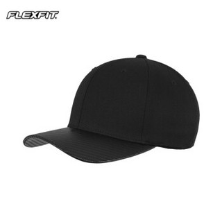 FLEXFIT 2019新款黑色帽子简约棒球帽男高尔夫球帽户外防晒遮阳帽 黑色 L/XL(57cm-60cm)