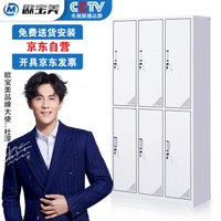 欧宝美六门更衣柜铁皮柜储物柜员工柜寄存包柜鞋柜