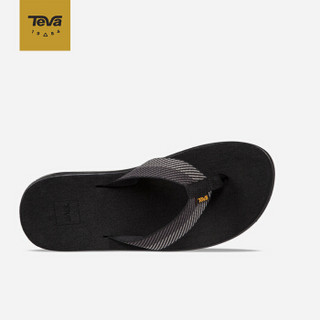 Teva/太哇男凉鞋沃亚voya flip时尚舒适印花人字拖 沃里黑灰色 42