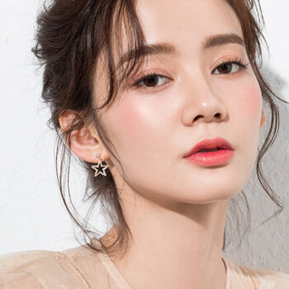 银千惠 YINCHIE星星925纯银耳坠女精致气质耳钉耳环2020新款潮生日礼物 幸运耳坠