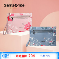 Samsonite/新秀丽手提包女 优雅气质手机包淑女手拿包TM6 蓝色