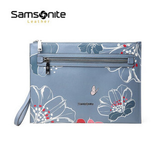 Samsonite/新秀丽手提包女 优雅气质手机包淑女手拿包TM6 蓝色