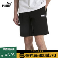 PUMA彪马官方 男子短裤Fusion 844115 黑色 01 L