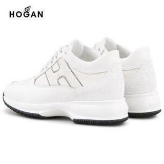 HOGAN    女士Interactive系列运动鞋 白色 37